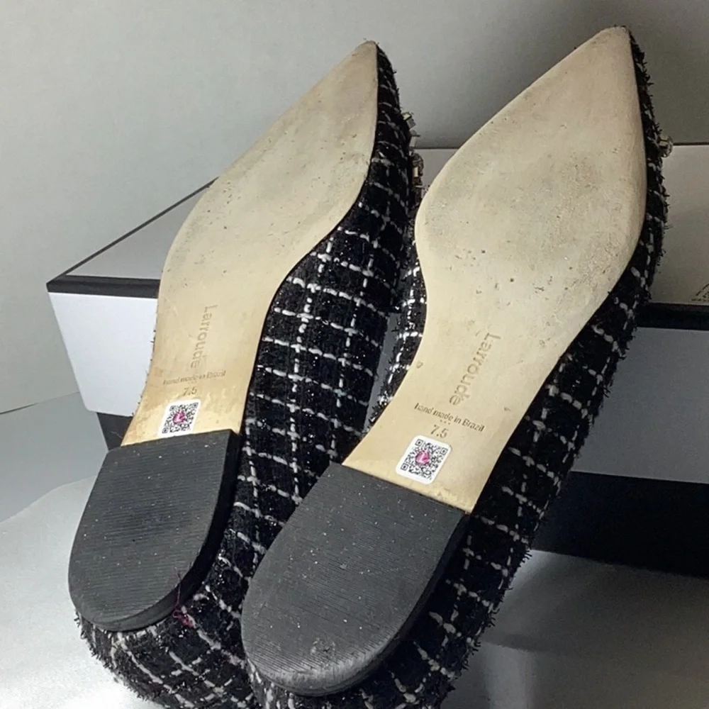 Lee Flat In Black Tweed
Larroudé - Picture 9 of 10